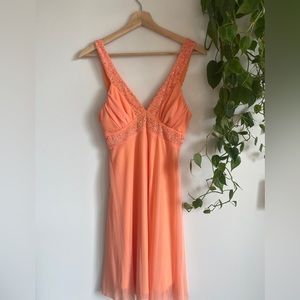 My Michelle, Size Med, Peach dress